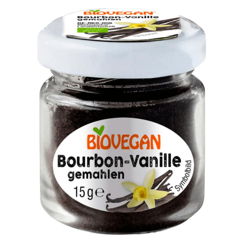 Biovegan Bio Bourbon-Vanille gemahlen 15g